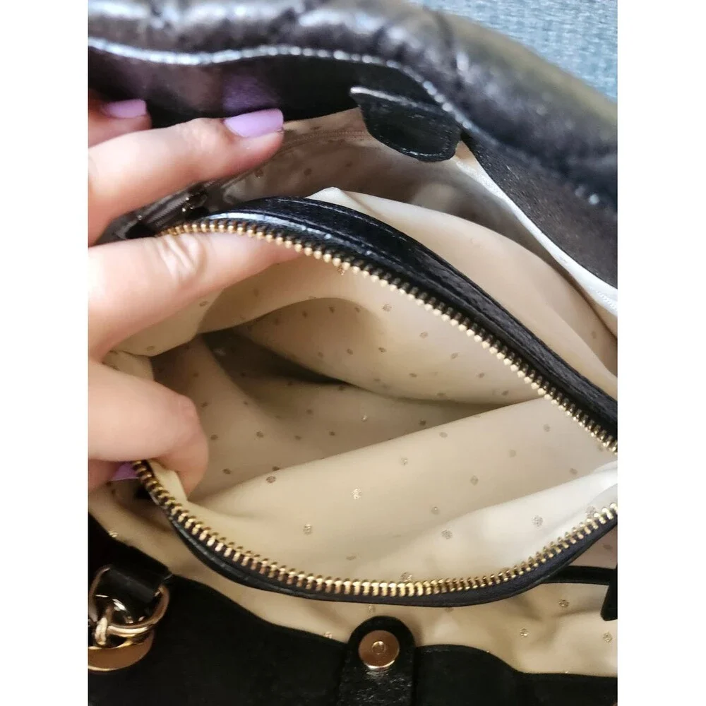 Kate Spade Gold Coast Maryanne Quilted Black Chain-Handle Tote